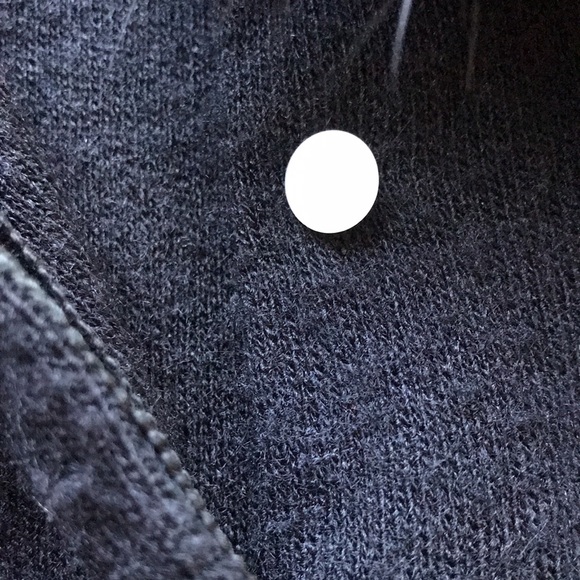 Vintage fur collar button up sweater - Picture 6 of 10